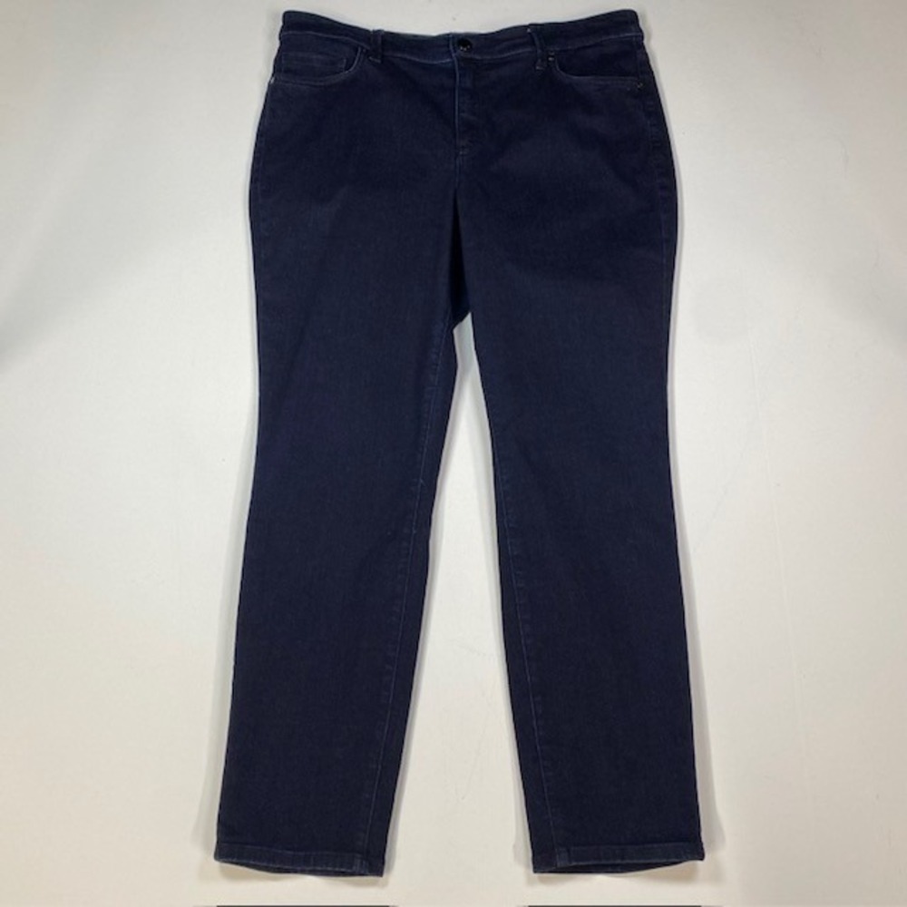 Tommy Bahama Women's Boracay Indigo High Rise Ankle Rinse Wash Jeans Size 14